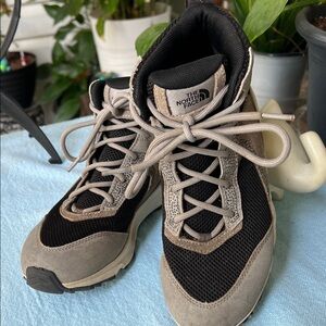 The North Face Black and Gray Hiking Boots